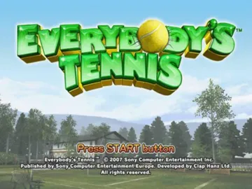 Minna no Tennis (Japan) screen shot title